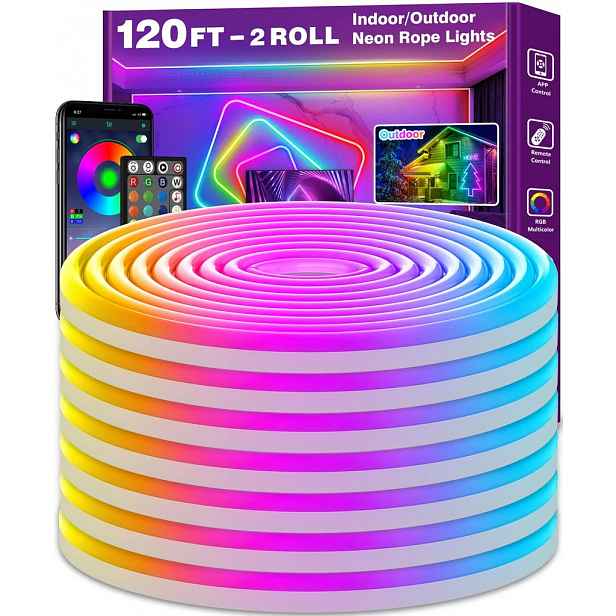 Ailbton 36 m Led pásek neonové světlo Rgb IP65