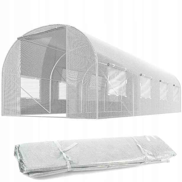Fólie na zahradní tunel 3x4,5m (13,5m2) bílá Plonos