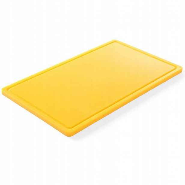 Krájecí prkénko Haccp pro drůbež Gn 1/1 žluté Hendi 826058