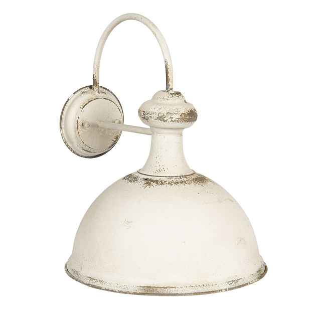 Nástěnná kovová lampa Enyo s patinou - 34*41*43 cm E27/max 1*60W Clayre & Eef