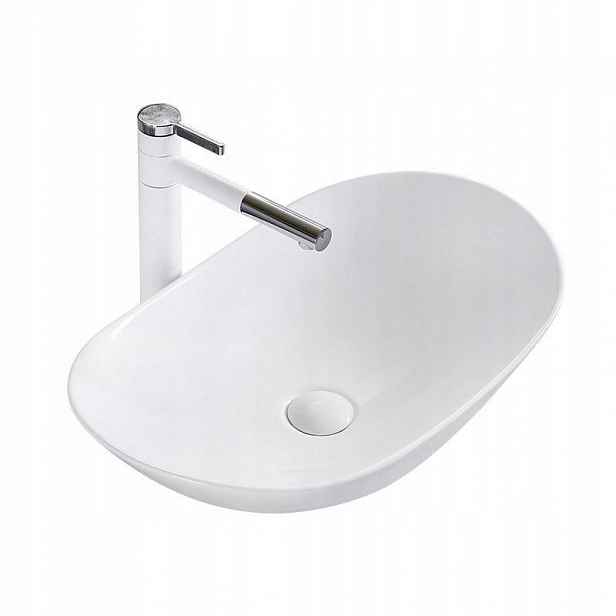 Umyvadlo na desku Royal 61,5x35,5 bílé (REA-U0441) /po/