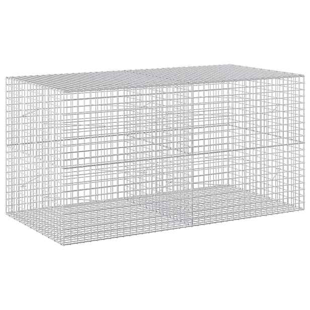 vidaXL Gabion s drátem 3,5 mm a síťkou 5x5 cm 200x100x100 cm