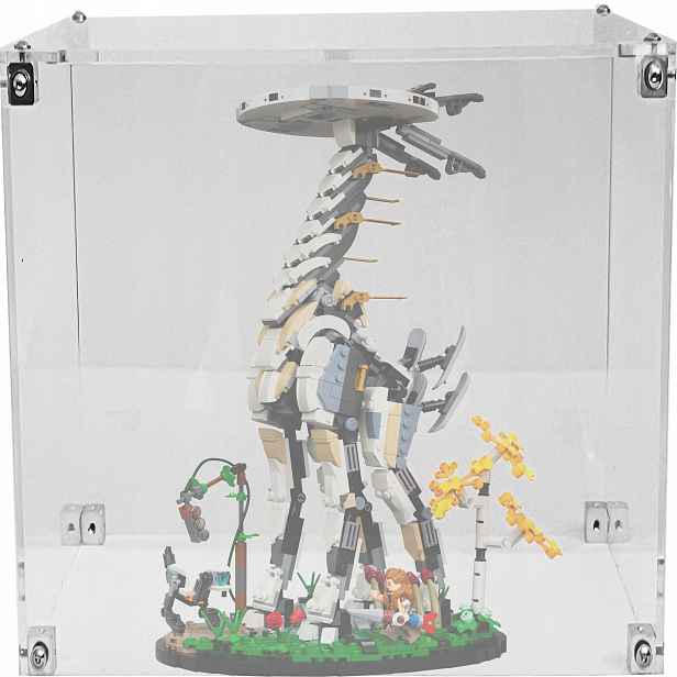 Vitrína Drewlandia pro stavebnici Lego 76989 Horizon Forbidden West: Žirafa