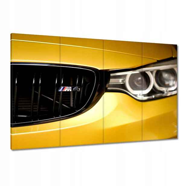 Obrazy 120x80 Žluté Bmw