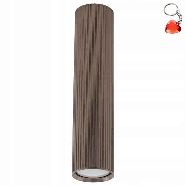 Stropní Svítidlo Spot Tune Bronz Rýhovaná GU10 10W Bodová 5.5 cm Tk Lighting