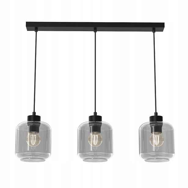 Závěsná lampa Sombra Smoked 3xE27