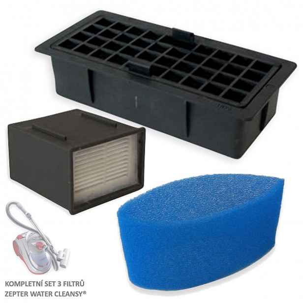 Kompletní set filtrů pro vysavač Zepter Water CleanSy