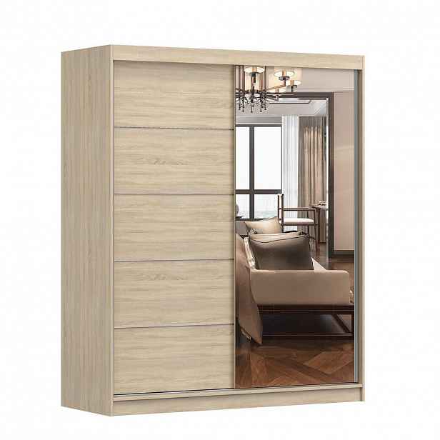SKŘÍŇ s otočnými dveřmi Bono 05 160 cm 160200/61 cm, 2dveřová, dub sonoma