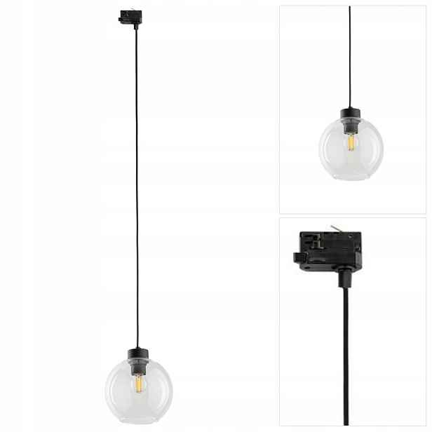 Černé kolejnicové osvětlení Tracer Cubus moderní nad bar Tk Lighting
