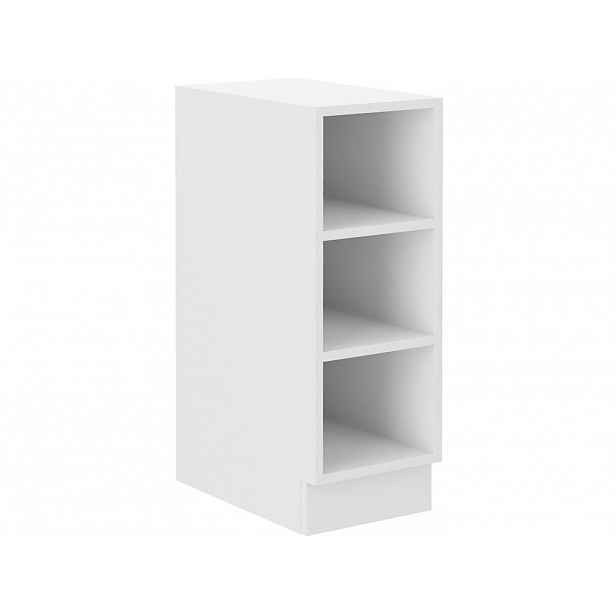 Dolní otevřená skříňka LAJLA - šířka 30 cm, bílá