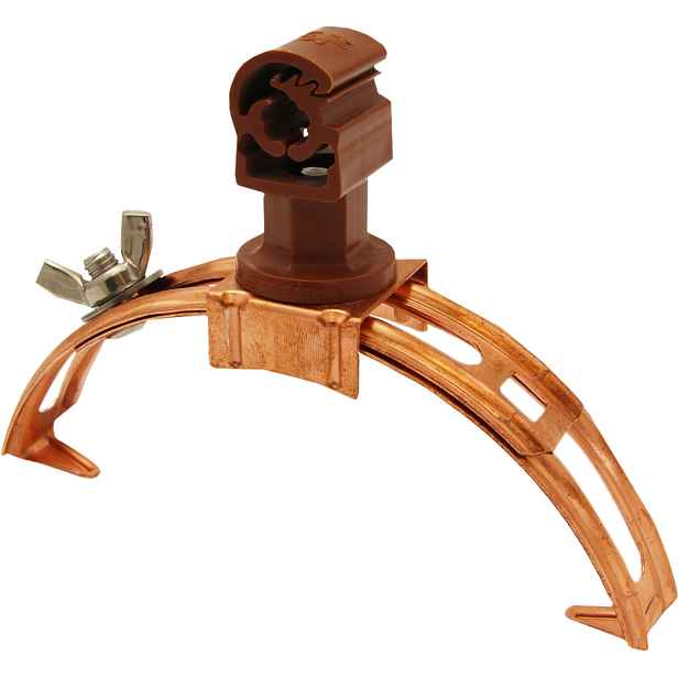 Podpěra vedení na hřebenáče Tremis PV 15smx měď, plast 30 mm