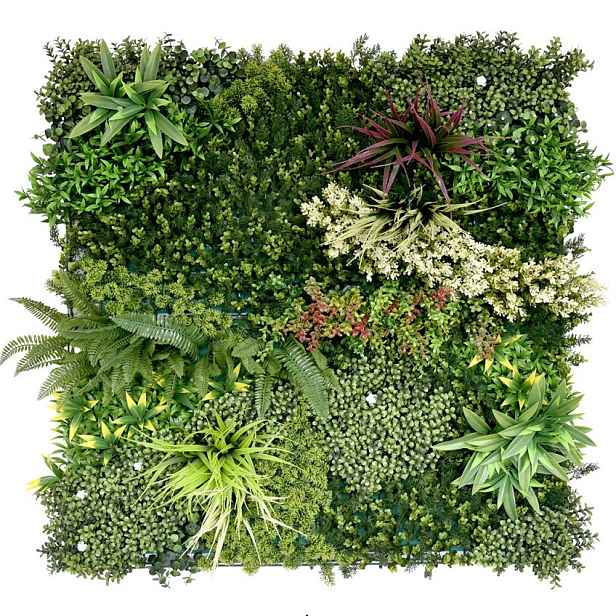 Umělý rostlinný panel RUBY 100 x 100 cm - Panel A 100x100 Europe Grass