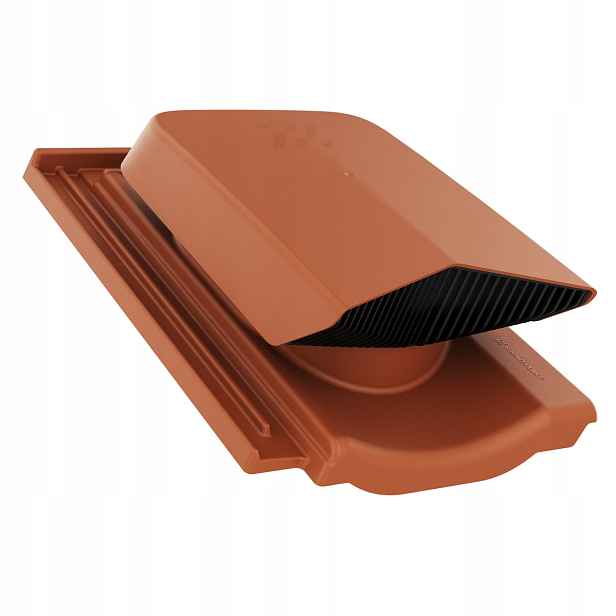 Ventilační střešní ventilátor Creaton Cantus Přírodní Červený