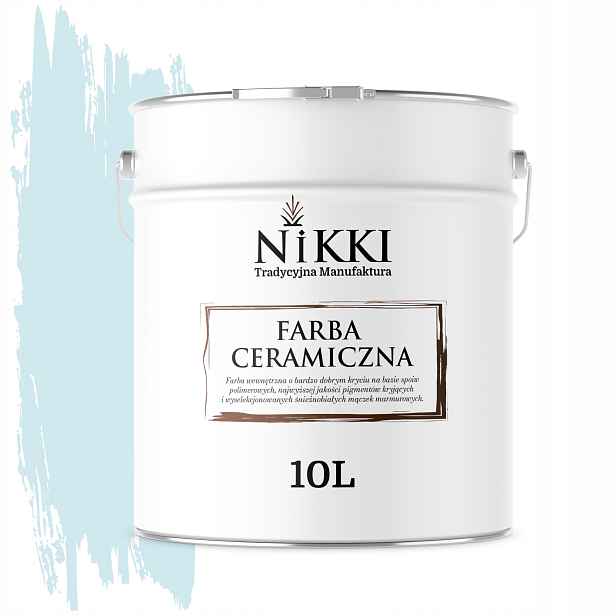 Barva Na Stěny Keramická, Barva Bílá, Zlomená Do Modré H0378 Mat 10 L