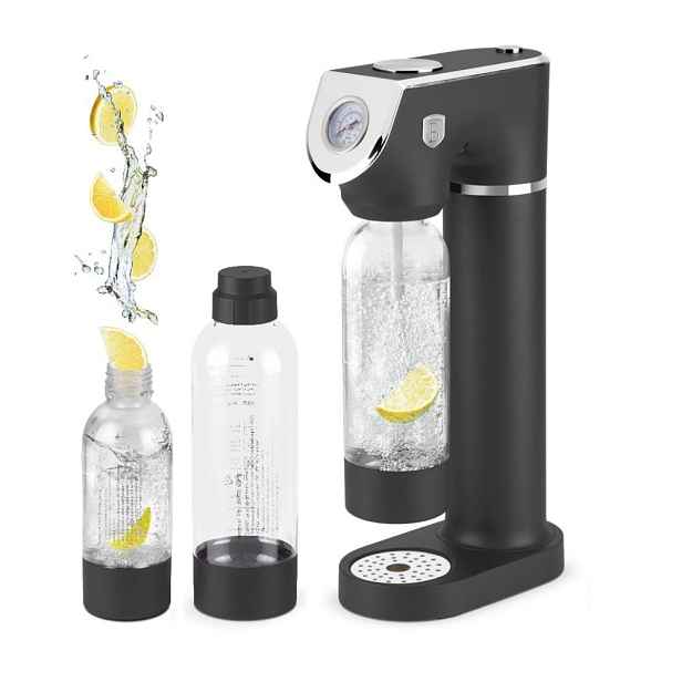 BERLINGERHAUS Výrobník sody SODABAR + 2 lahve Antracit Collection BH-8557