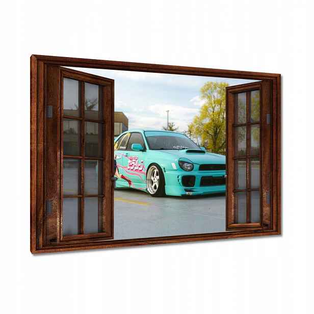 Obrazy 90x60 Tyrkysová Fura Sport Car