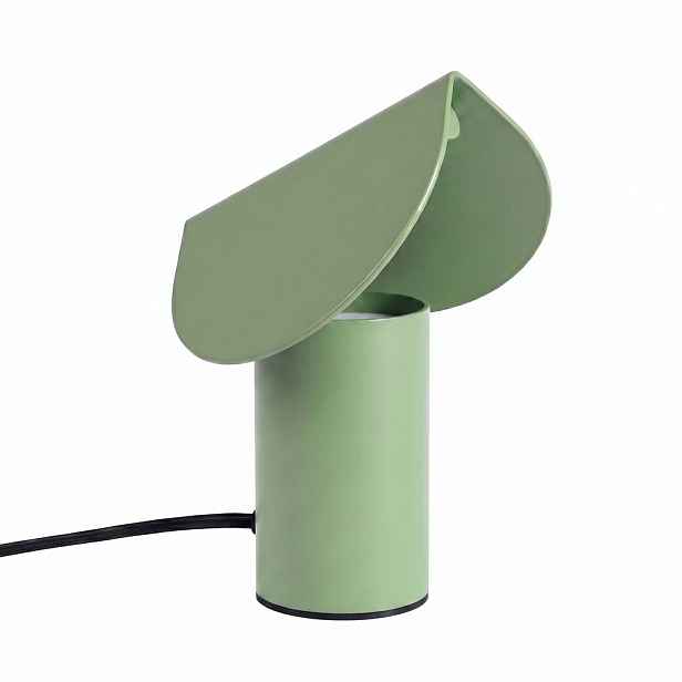 Šalvějově zelená hliníková LED stolní lampa (výška 15 cm) BISCUIT – Thoro