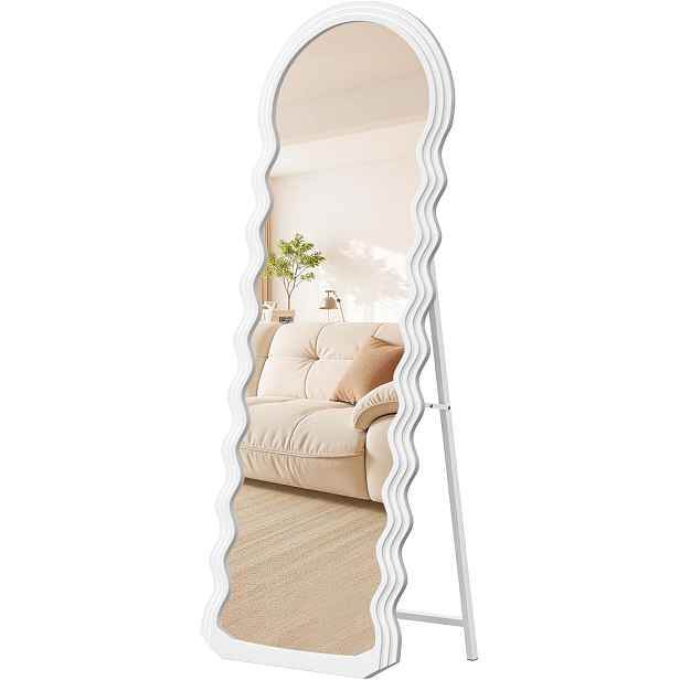 SONGMICS Volně stojící zrcadlo Standy 160 cm bílé