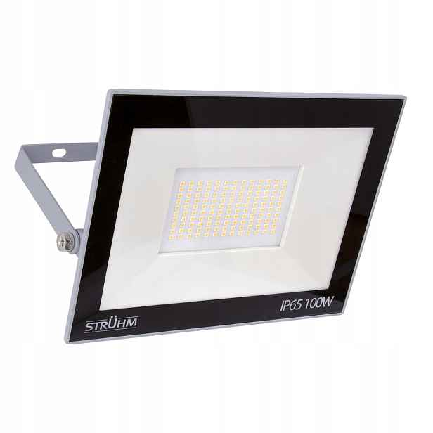Led reflektor šedý 100W 8280 lm 4200K IP65 115° obdélníkový Kroma