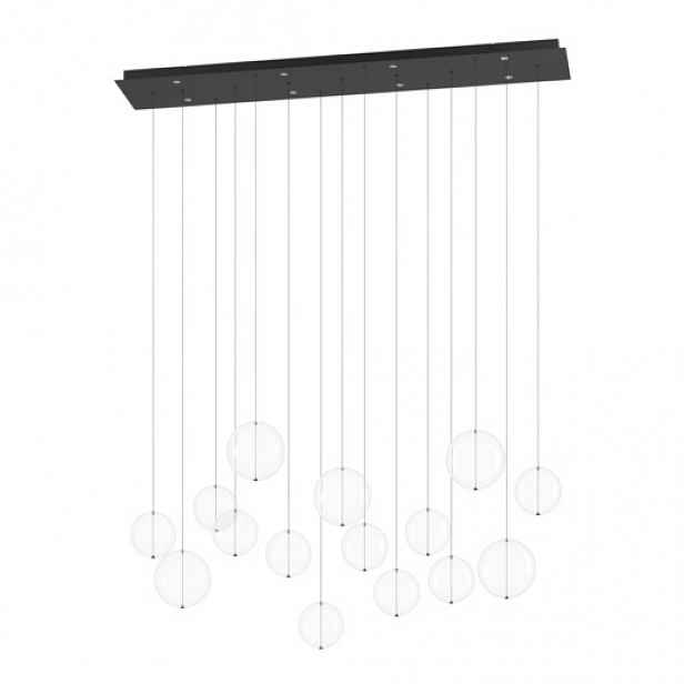 LED Závěsné osvětlení Eglo ESPARDELLO černá 390334