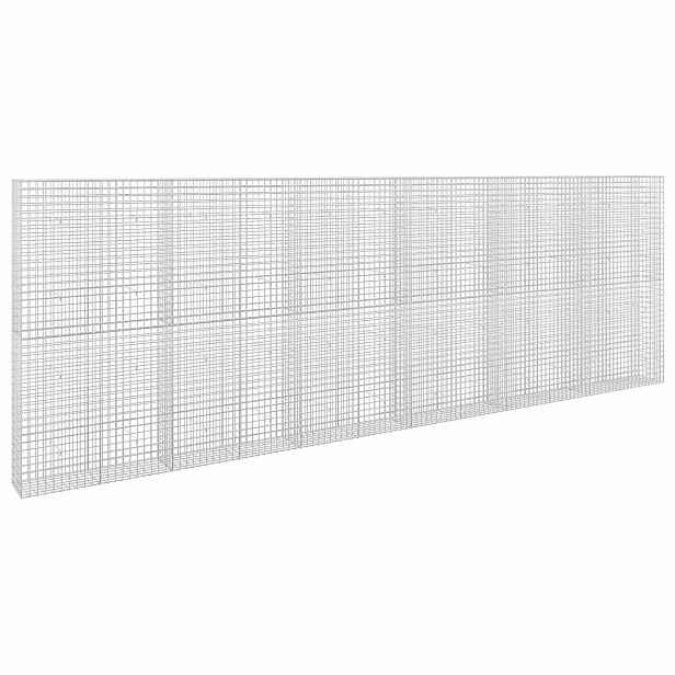vidaXL Gabion s drátem 3,5 mm a síťkou 5x5 cm 600x30x200 cm