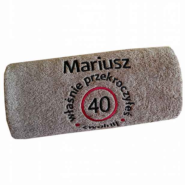 Dárek pro čtyřicátníka k 40. narozeninám muže, muže, muže, muže, Ručník
