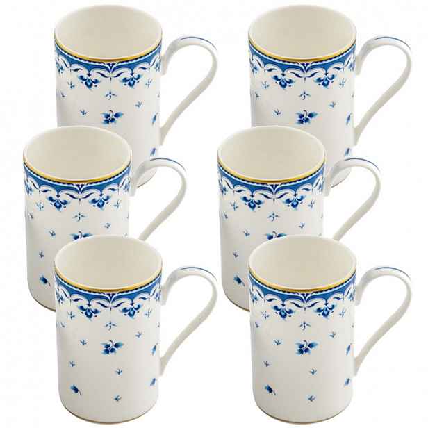 Porcelán Zepter Eden - sada 6 hrnků na teplé nápoje