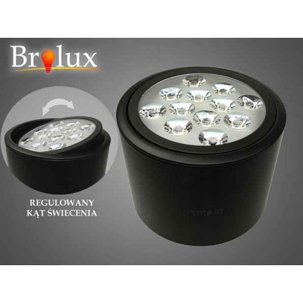 Ryman 12W 4500K černé Led zapuštěné svítidlo