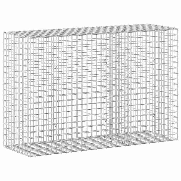 vidaXL Gabion s drátem 3,5 mm a síťkou 5x5 cm 150x50x100 cm