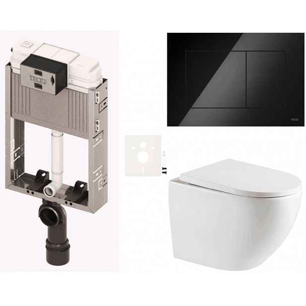 Závěsný wc set k zazdění SAT SIKOTZTOR67BL