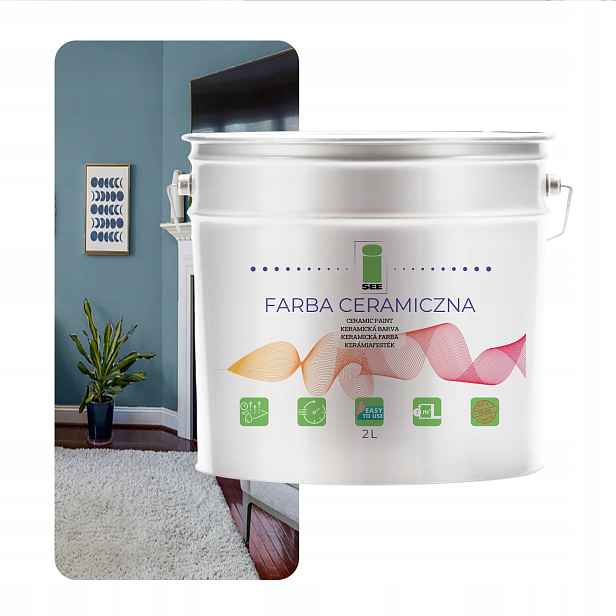 Barva Na Stěnu, Omyvatelná, Šedá, Tónovaná, 2 L, Odolná Proti Skvrnám