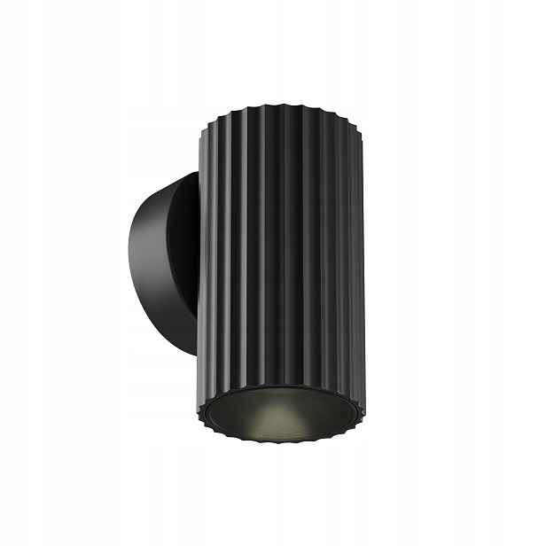 Maytoni Calipso nástěnná lampa černá tuba vroubkovaná 1xGU10 IP20
