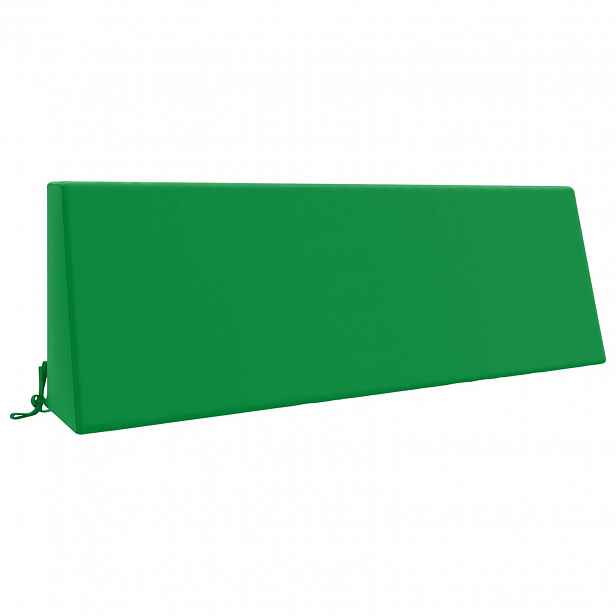 vidaXL polštář za záda SOEST 100% polyester Zelená 120 x 20 x 40 cm