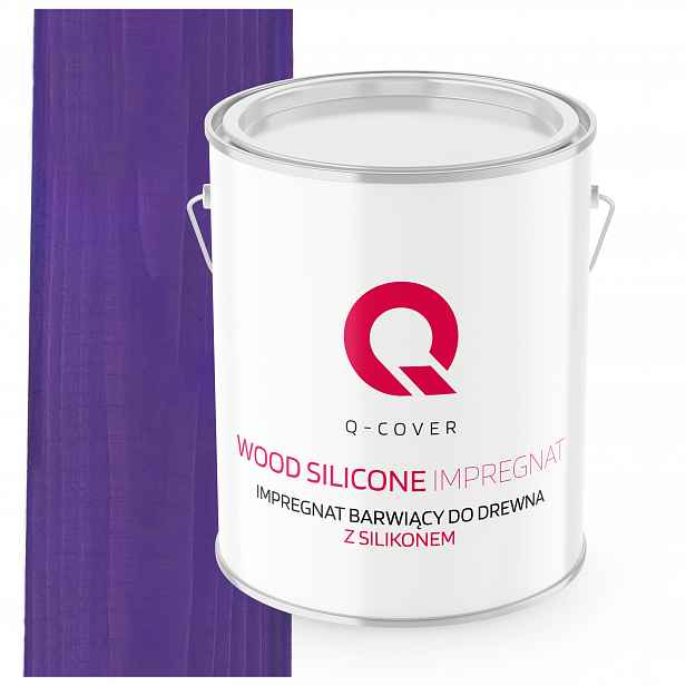 Impregnační Nátěr Na Dřevo S Ochranným Silikonem, Stálobarevný, Fialový, 2,5 L