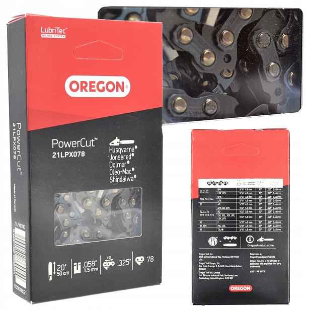 Originální Řetěz Oregon 20" 78 Článků 0,325x1,5 Pro Pily