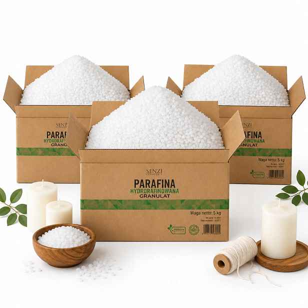 Parafín pro odlévání volně stojících svíček Granulát 3x5 kg