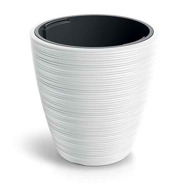 Prosperplast Plastový květináč Venas Round bílý, varianta 34,9 cm