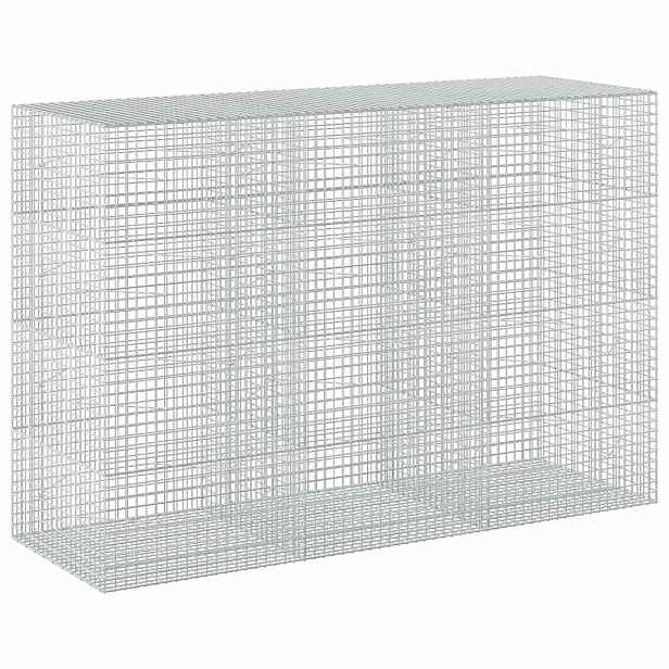 vidaXL Gabion s drátem 3,5 mm a síťkou 5x5 cm 300x100x200 cm