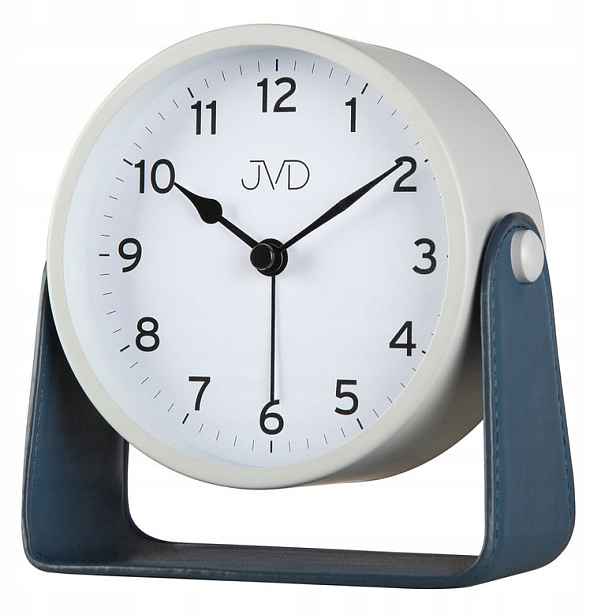 Velký Šedý Budík Jvd SRP2313.2 Tichý Mechanismus Nastavení Úhlu Kůže 12 cm