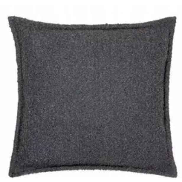 Cozy Living Povlak na polštář Eva Boucle 47 x 47 cm Coal antracitová