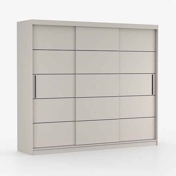 imoebel24 SKŘÍŇ s otočnými dveřmiAlba II 250 cm 250/218/61 cm, 3dveřová, kašmír