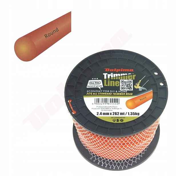 Struna Round Dolpima 2,4 MM/262 M Stihl Husqvarna