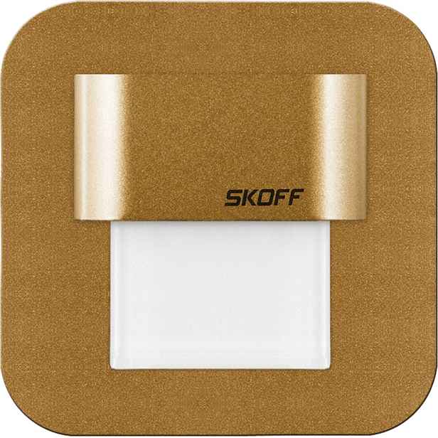 Svítidlo LED Skoff Salsa Mini 0,4 W 4 000 K mosazná matná