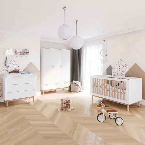 Petits-meubles POKOJ PRO MIMINKO 3DÍLNÝ Miloo Bílá