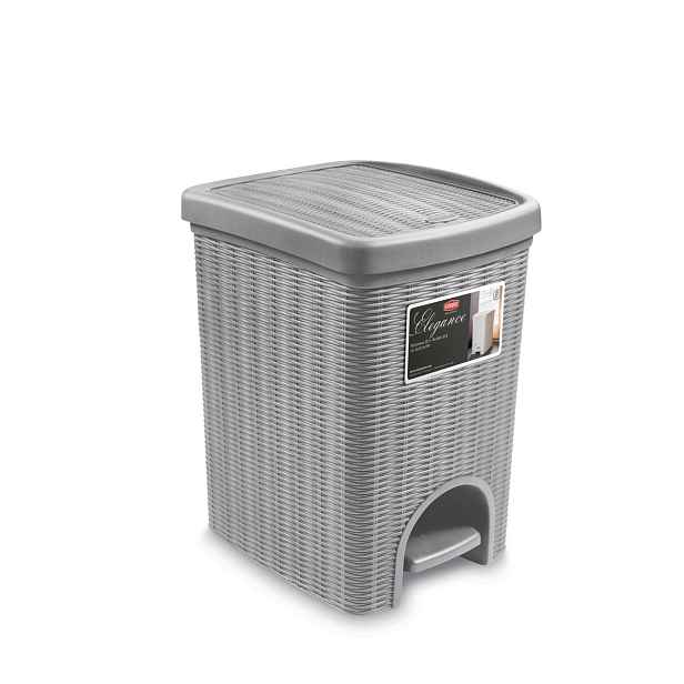 STEFANPLAST Odpadkový koš 20 l, 31x27,5x39cm, šedý