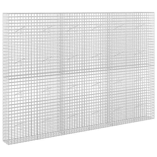 vidaXL Gabion s drátem 3,5 mm a síťkou 5x5 cm 300x20x200 cm