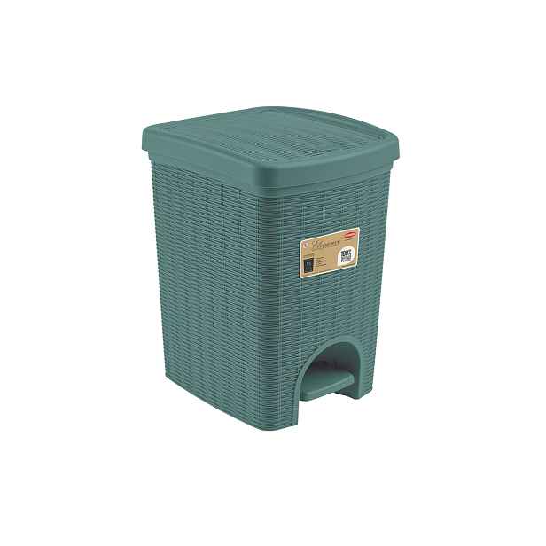 STEFANPLAST Odpadkový koš 20 l, 31x27,5x39cm, zelenošedý