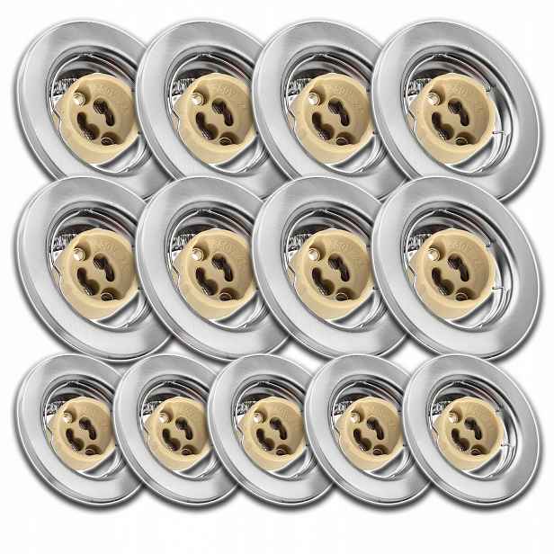 13x Kulaté Stropní Svítidlo Pod Omítku Zásuvka Konektor Žárovky GU10