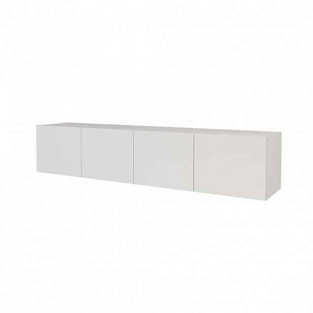 ALTDECOR NÍZKÁ komoda ELIO-W 2x100x40x40 cm – bílá