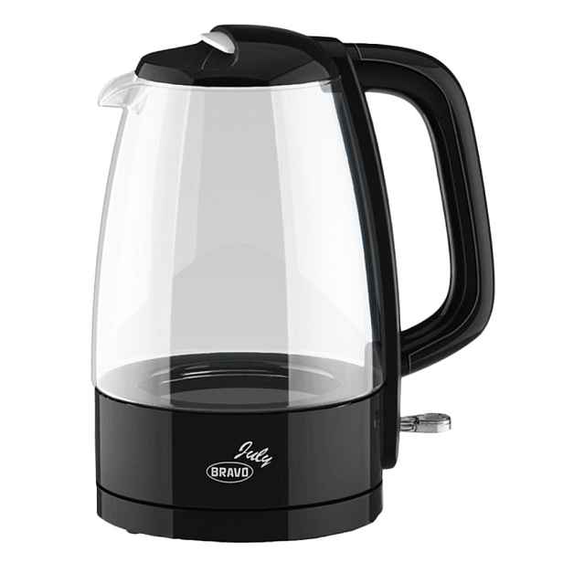konvice var. 1,7l B-4626 JULY, bílá, STRIX, 2000W, sklo, BRAVO